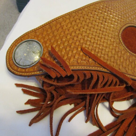 Vintage Custom Women's Western Chaps By Woods - Picture 4 of 14